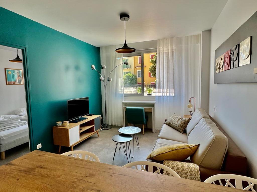 Bd Grosso Apt 4 Prs, 300M Plage, Clim, Parking นีซ ภายนอก รูปภาพ